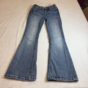 BKE Classic Blue Flared Little Girls Jeans Size 7R